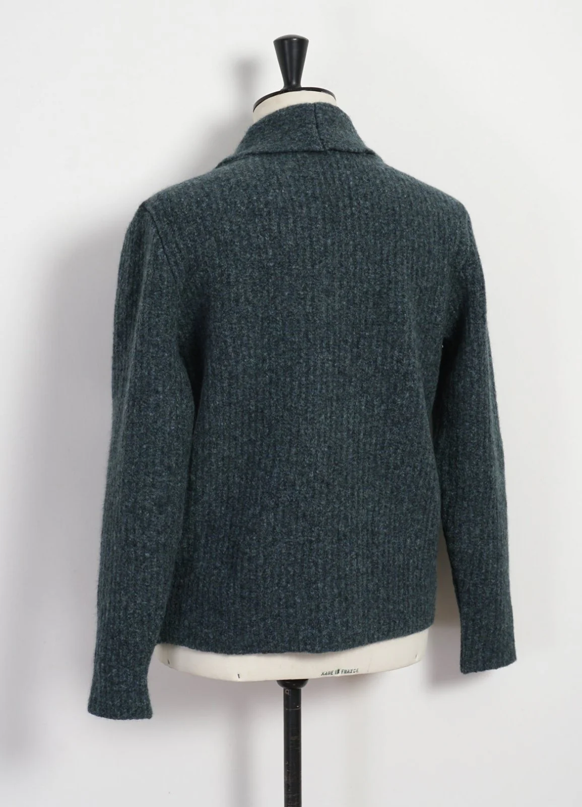 LARSEN | Shawl Collar Cardigan | Petrolium - Image 5