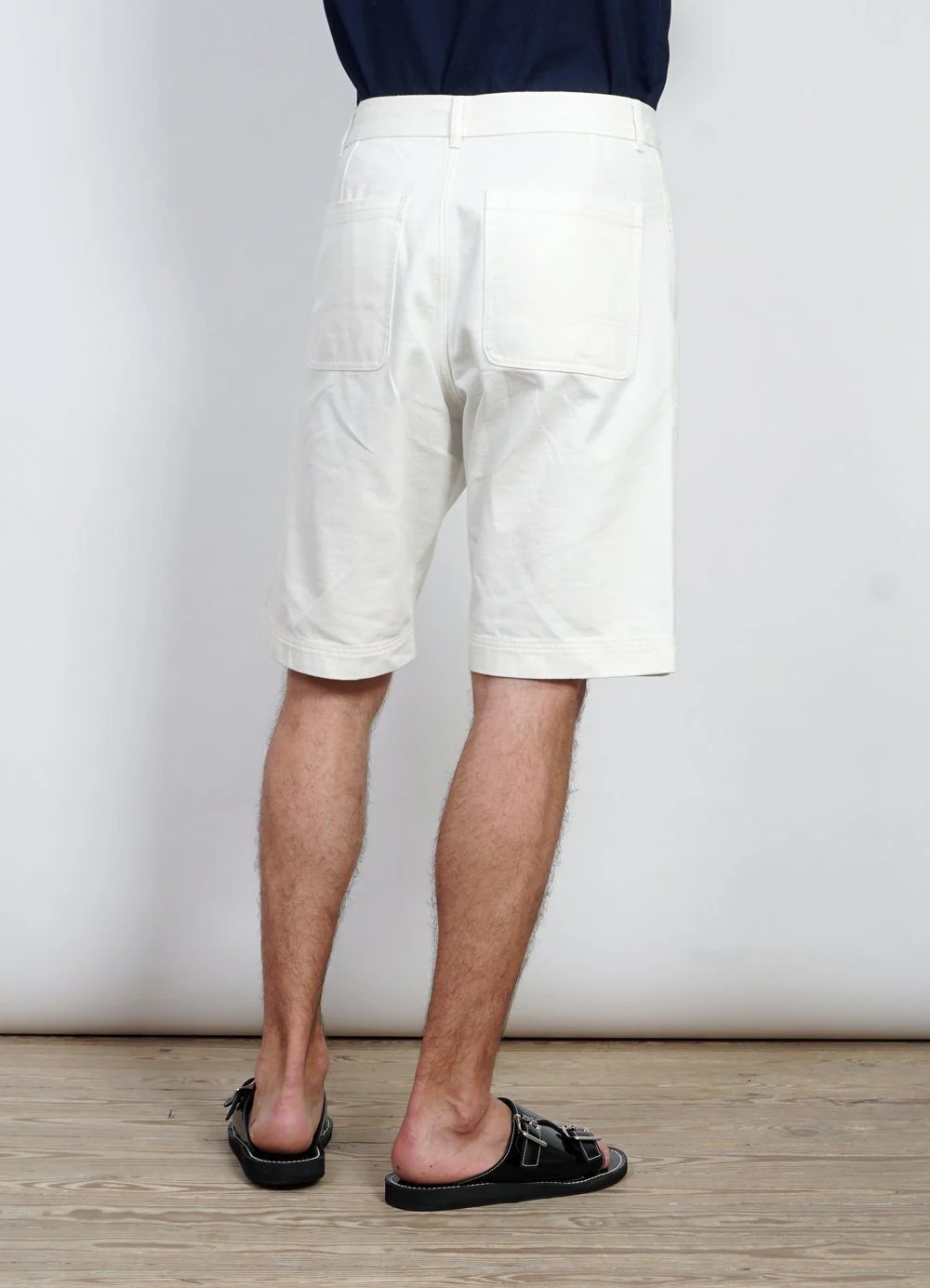 LENNY | Casual Work Shorts | Ecru - Image 4