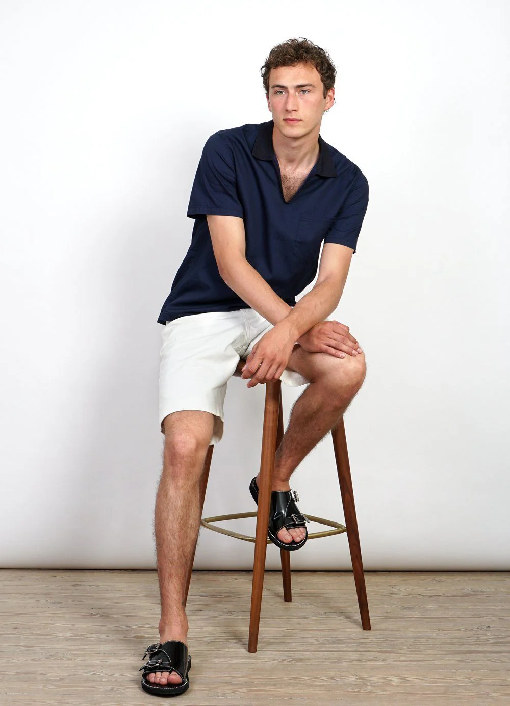 LENNY | Casual Work Shorts | Ecru - Image 5