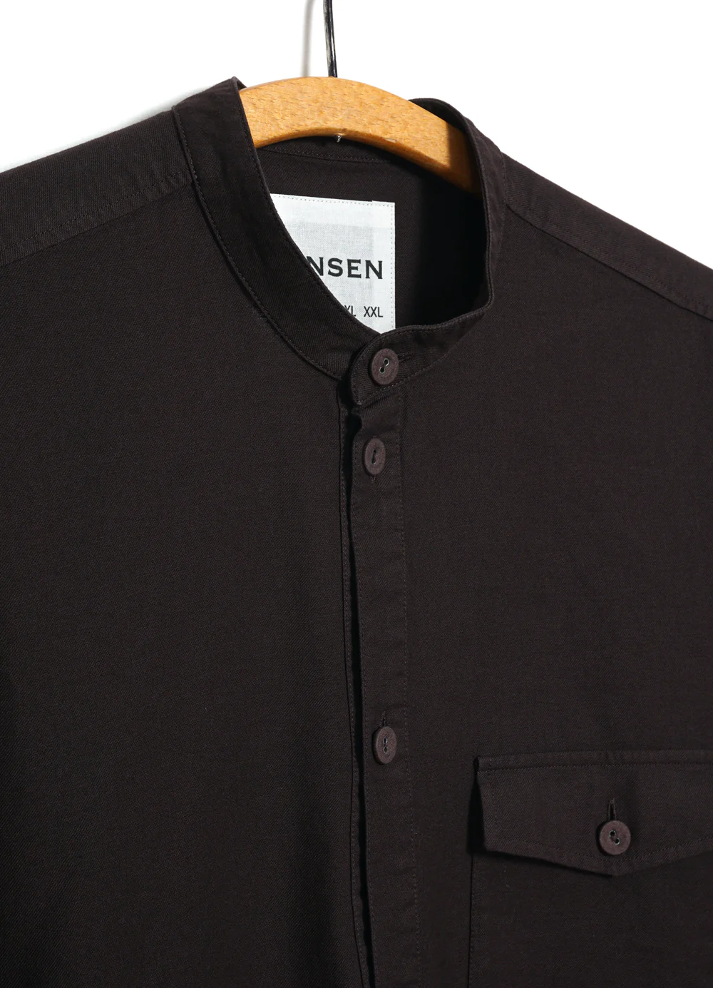 LEVI 28-12-8 | Long Loose Fit Pull On Shirt | Plum - Image 3