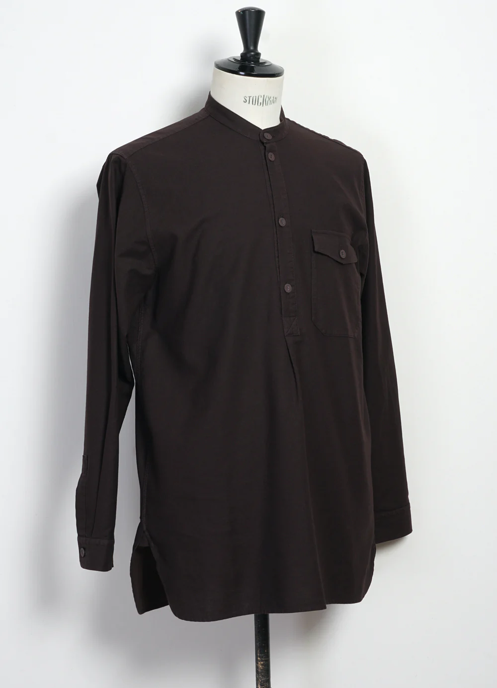 LEVI 28-12-8 | Long Loose Fit Pull On Shirt | Plum - Image 4