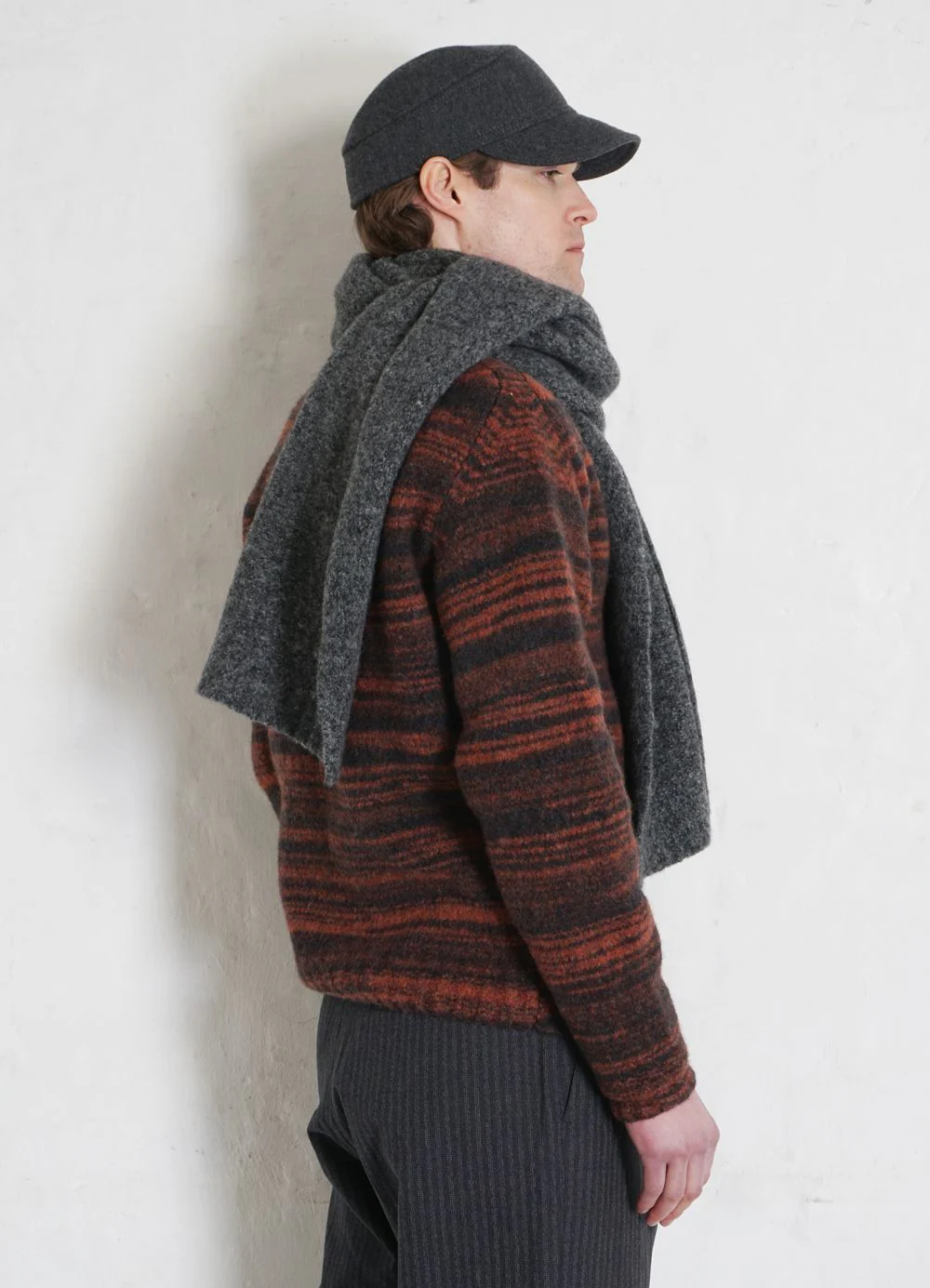 LUIS | Knitted Scarf | Ashes - Image 3
