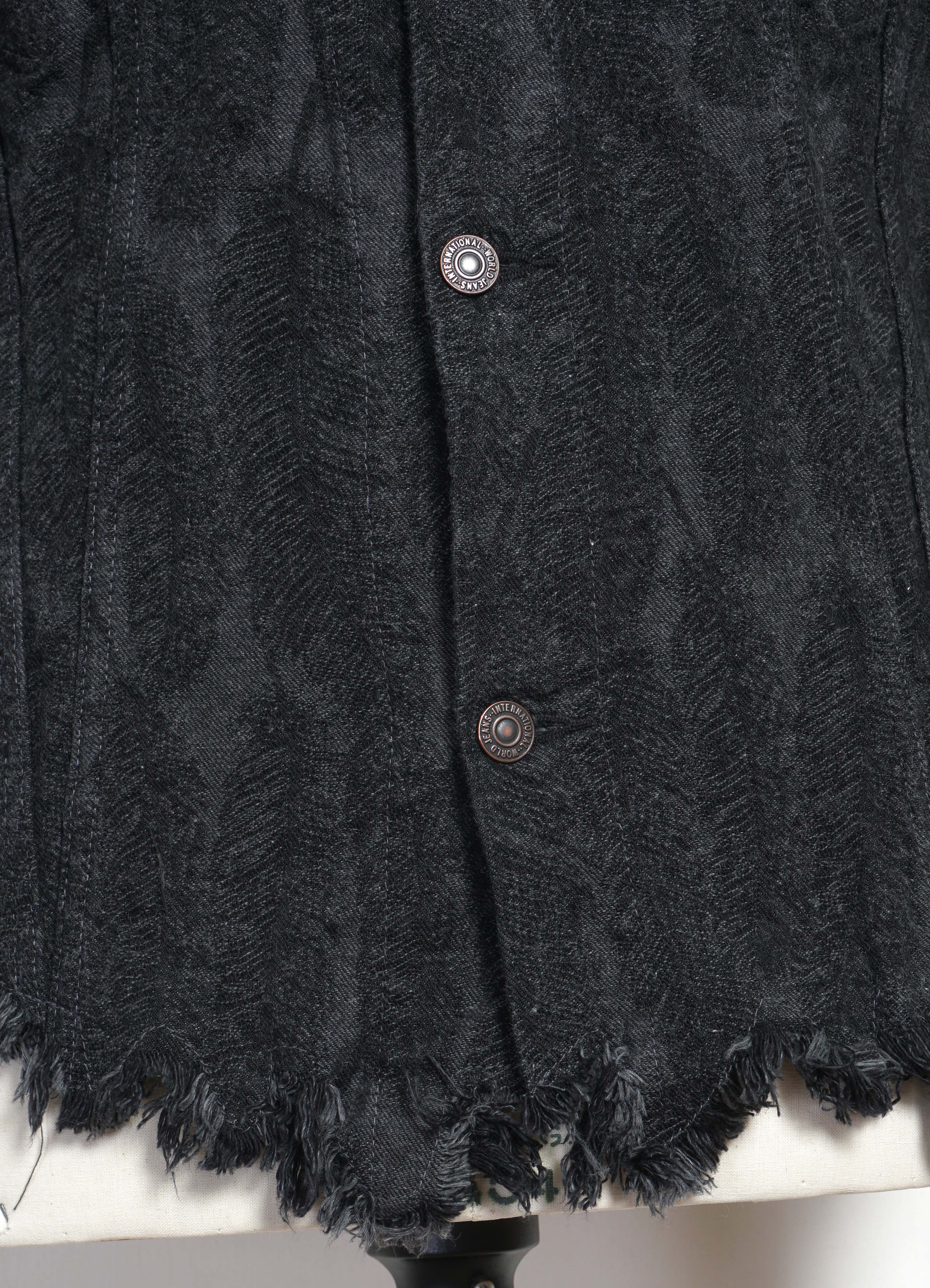 MAGPIE | 12oz Denim 3rd Jacket | Black/Black - Image 2
