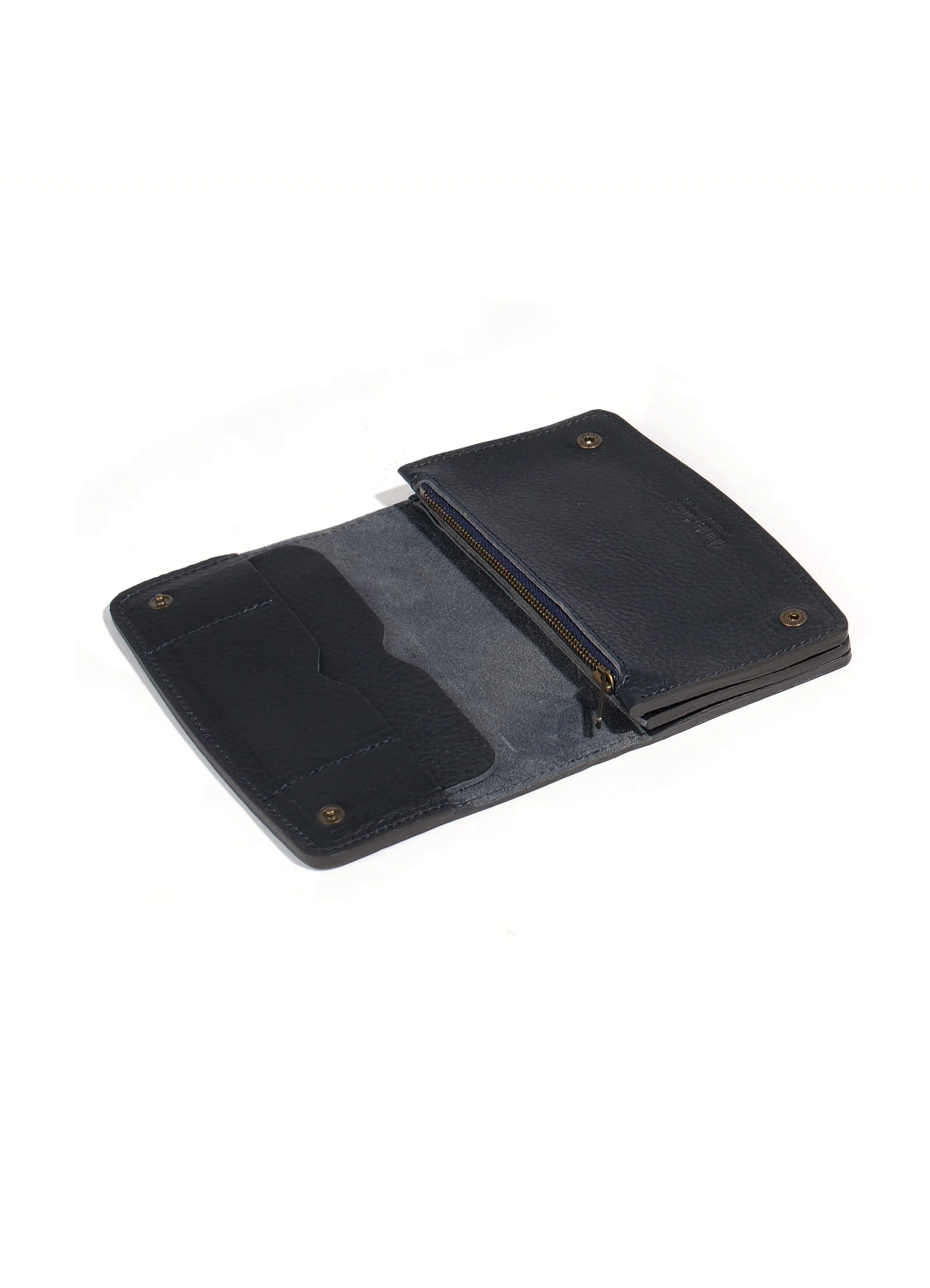 MALTESE WALLET | Vegetable Tanned Leather | Navy Blue - Image 2