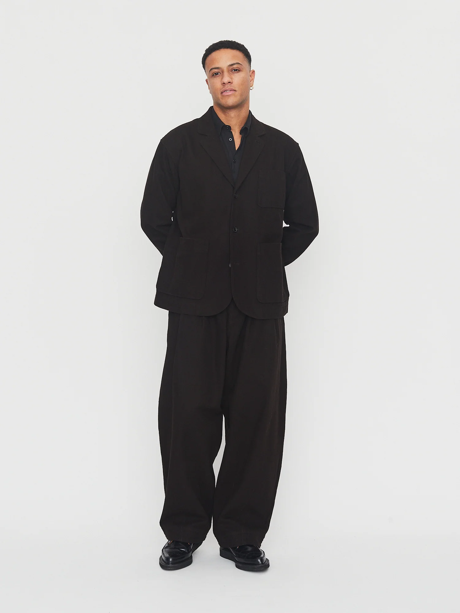 MALVIN 30-34-9 | Loose Cut Blazer | Dark Brown - Image 2
