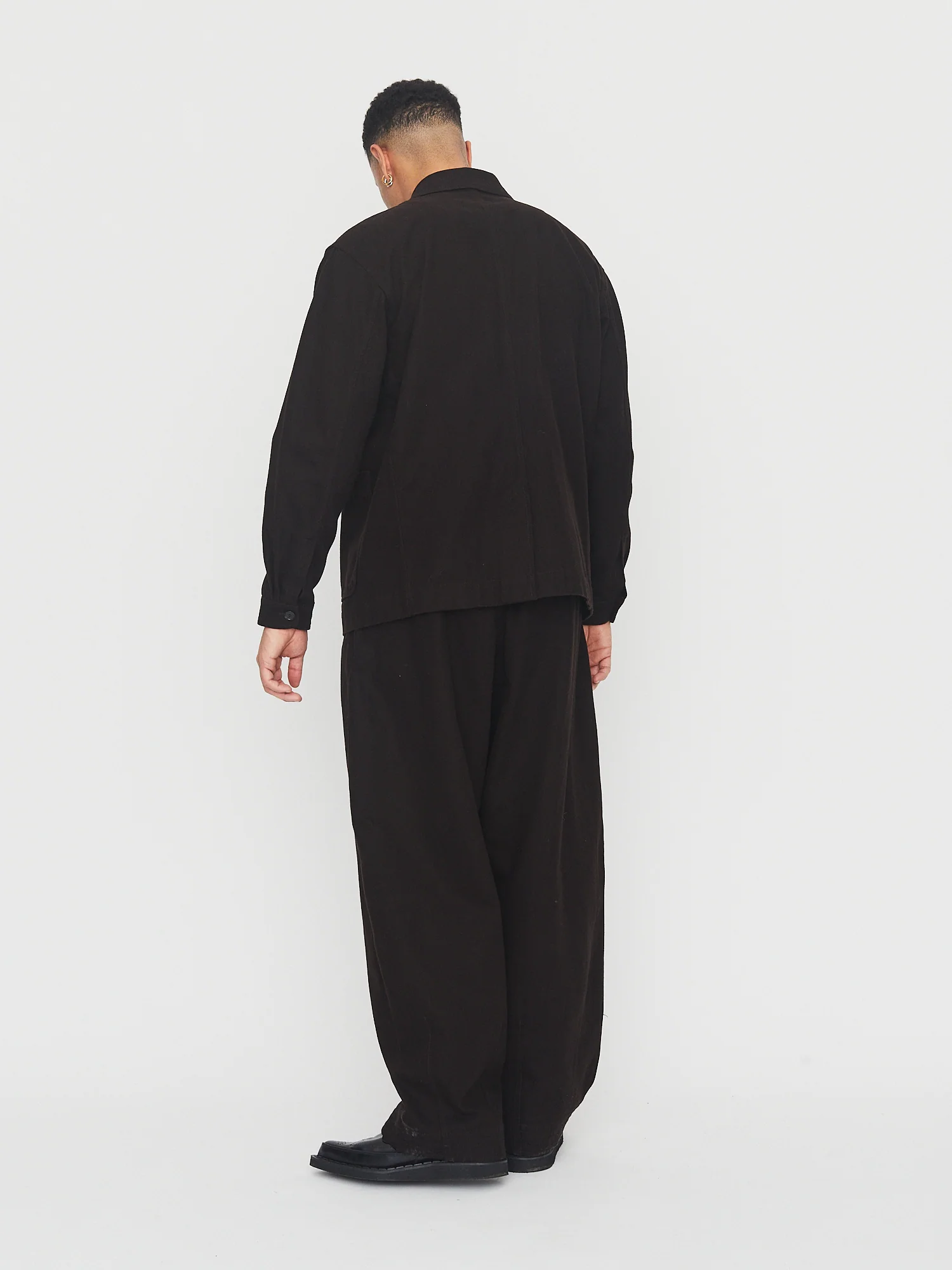 MALVIN 30-34-9 | Loose Cut Blazer | Dark Brown - Image 3
