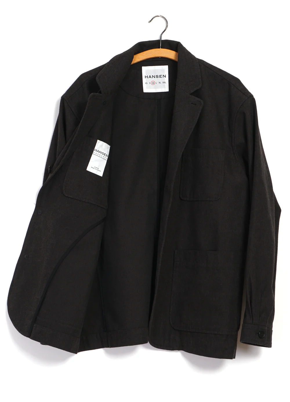 MALVIN 30-93-7 | Loose Cut Blazer | Brown Herringbone - Image 3