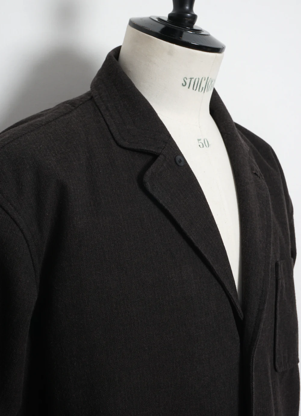 MALVIN 30-93-7 | Loose Cut Blazer | Brown Herringbone - Image 7