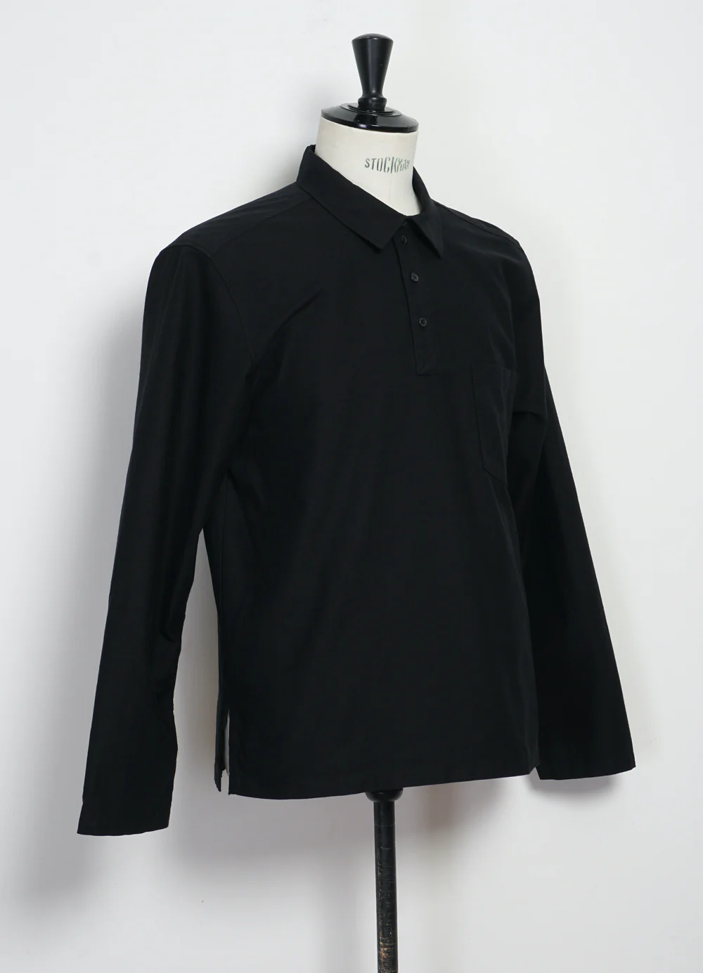MARCO 29-12-2 | Polo Style Pull-on Shirt | Black - Image 4