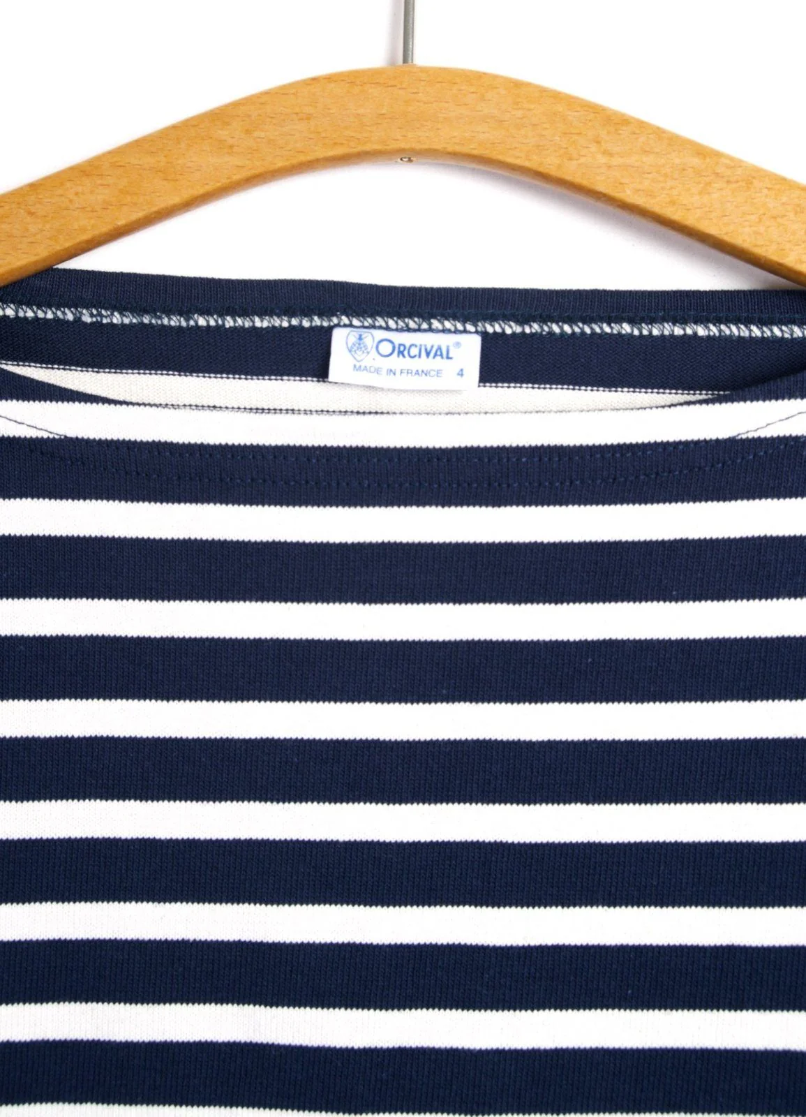 MARINE NATIONALE | Striped T-shirt | Marine Ecru - Image 3