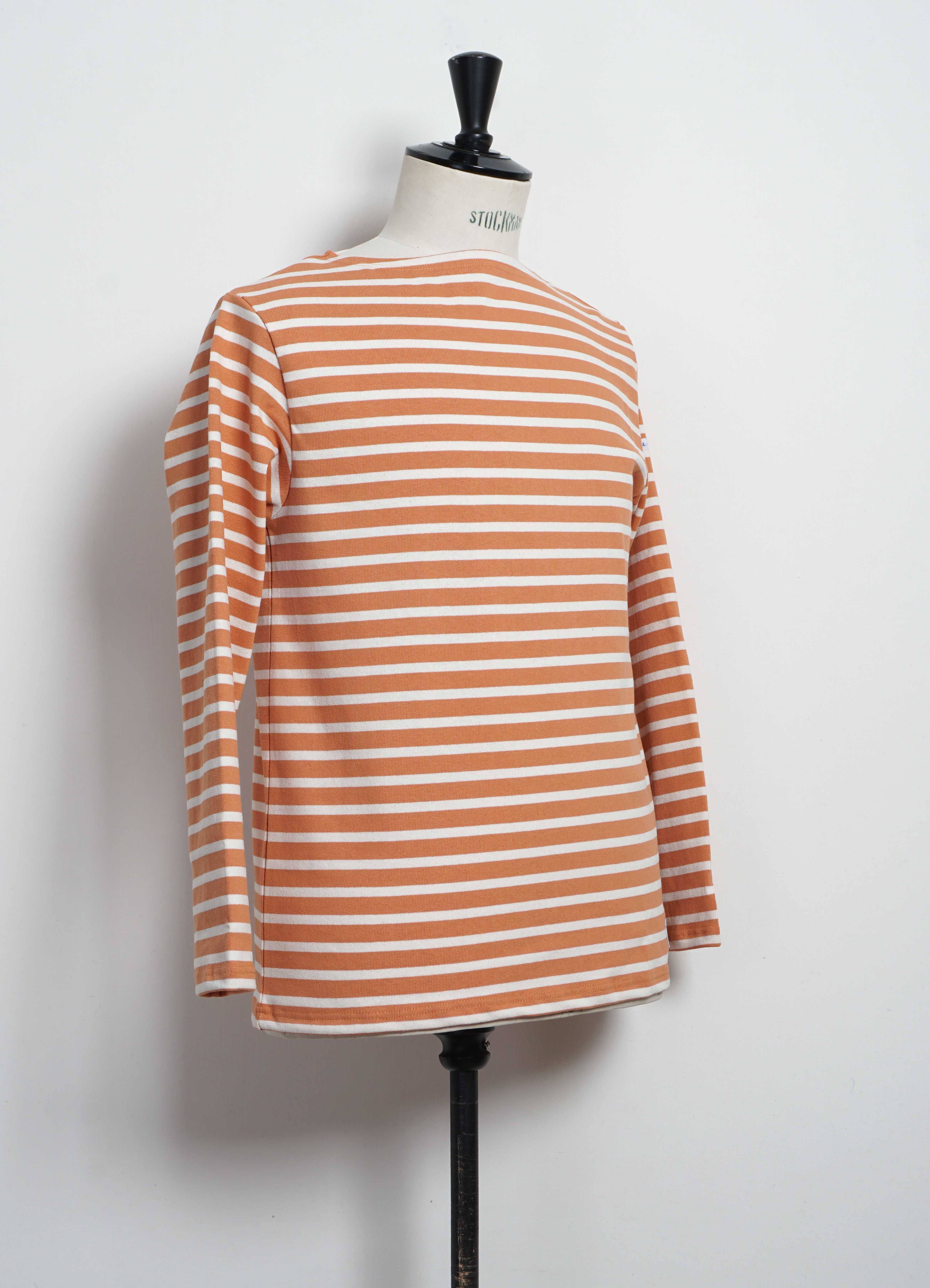 MARINE NATIONALE | Striped T-shirt | Persimmon Ecru - Image 2