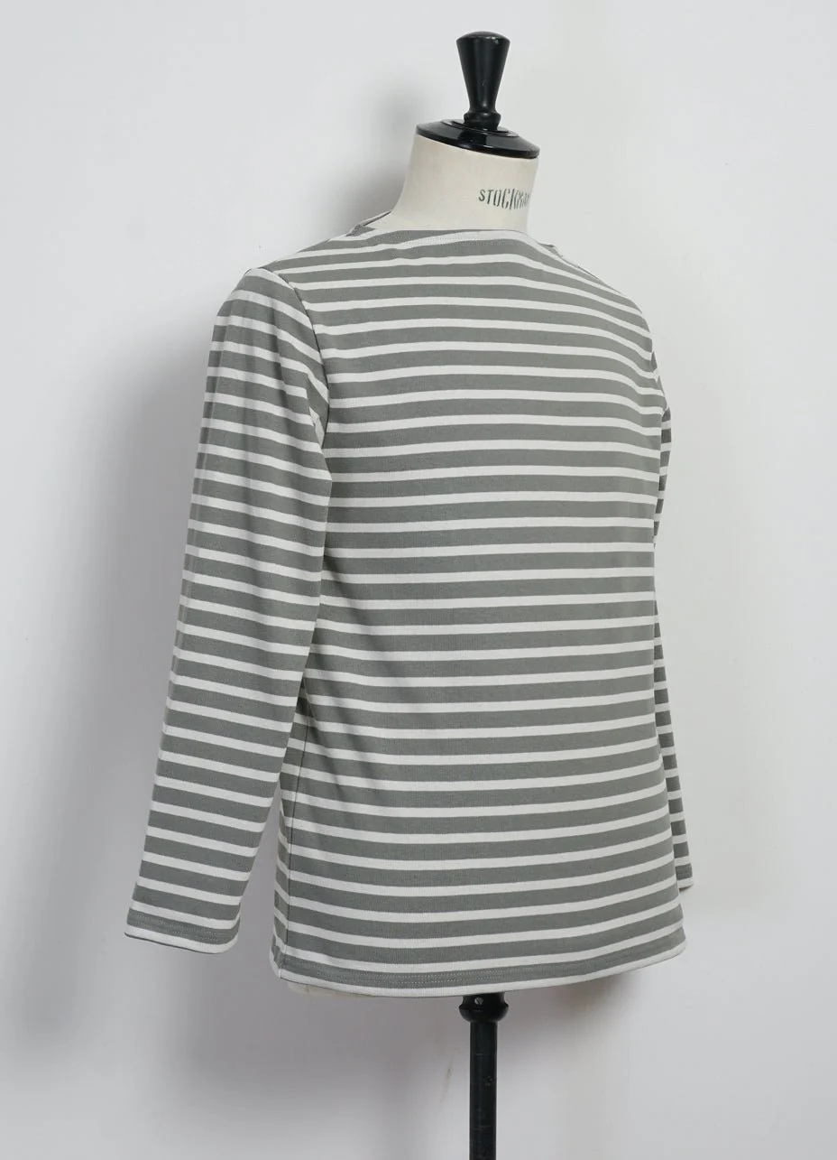MARINE NATIONALE | Striped T-shirt | Quartz Gypsum - Image 3