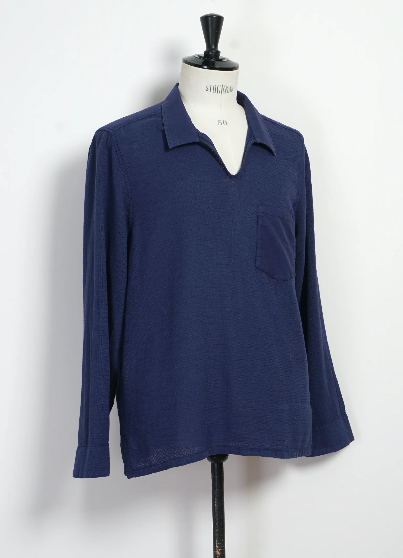 MARIUS 31-39-3 | Casual Gauze Pull-on Shirt | Santorini - Image 5