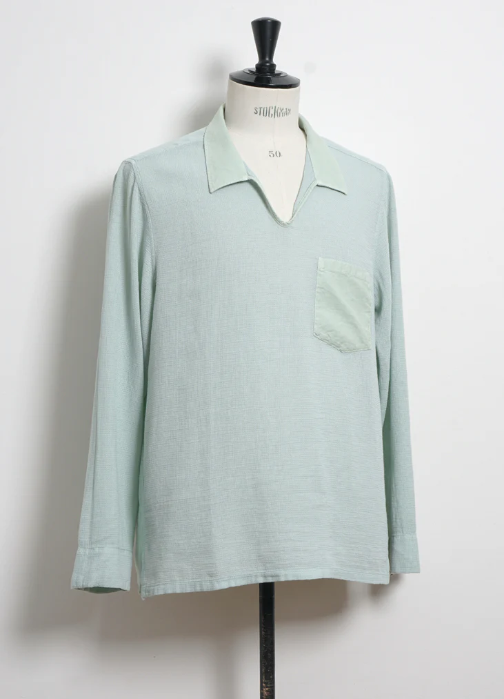 MARIUS 31-39-6 | Casual Gauze Pull-on Shirt | La Digue - Image 4