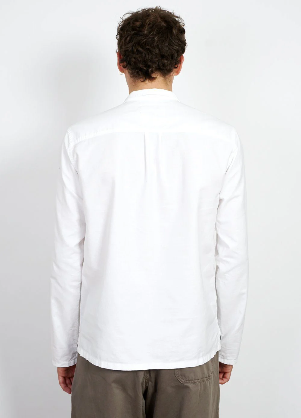 MARIUS | Casual Pull On Shirt | White - Image 3