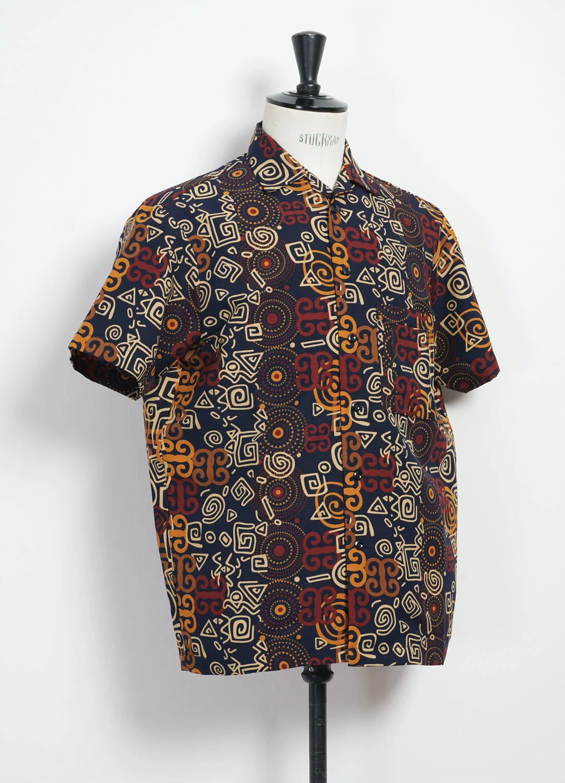 MECHANIC SHIRT | Shawn Print Short Sleeve Shirt | Multi - Image 2