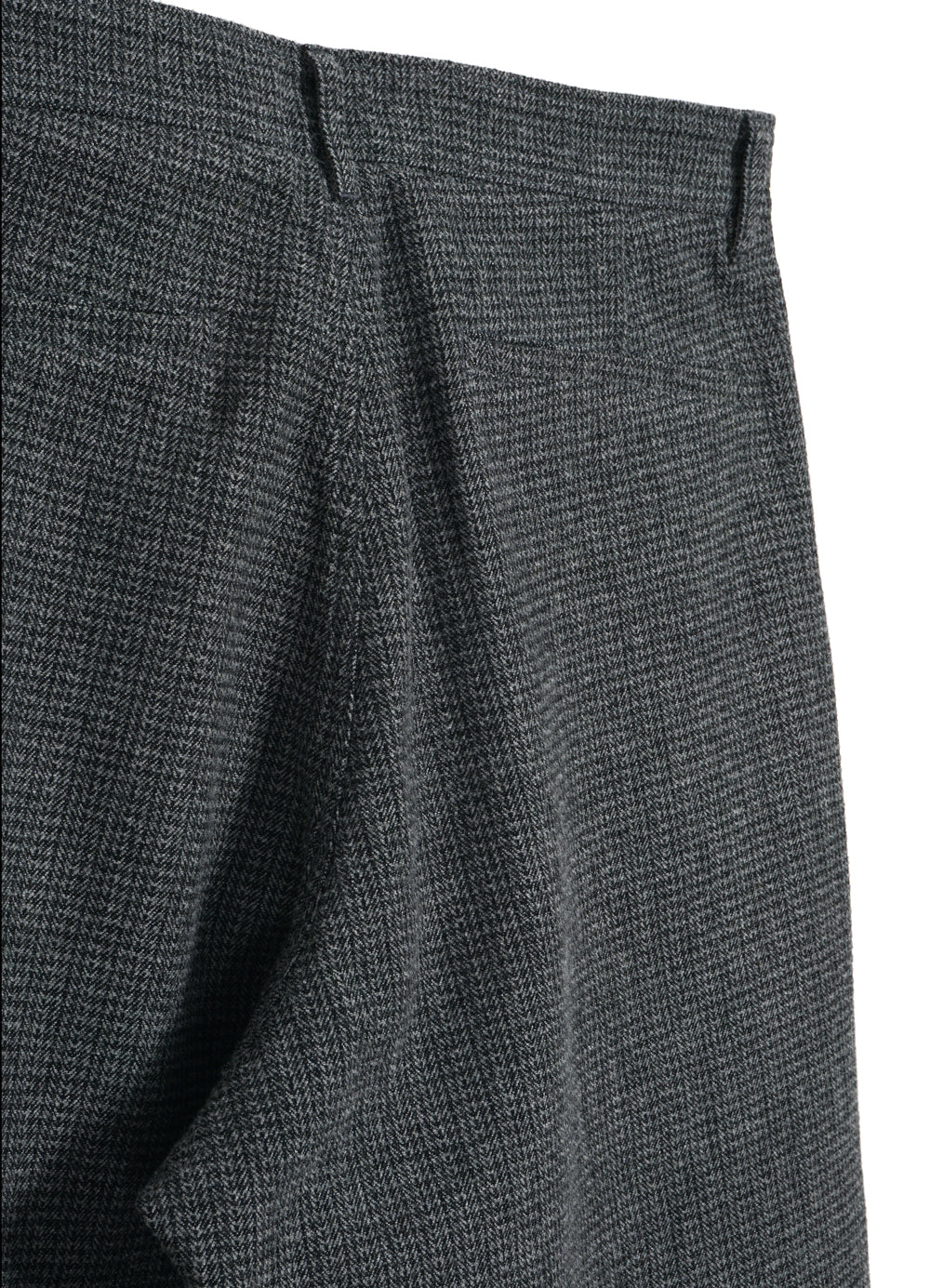 MIKA 30-29-5 | Wide Straight Pleated Trousers | Broken Grey - Image 7