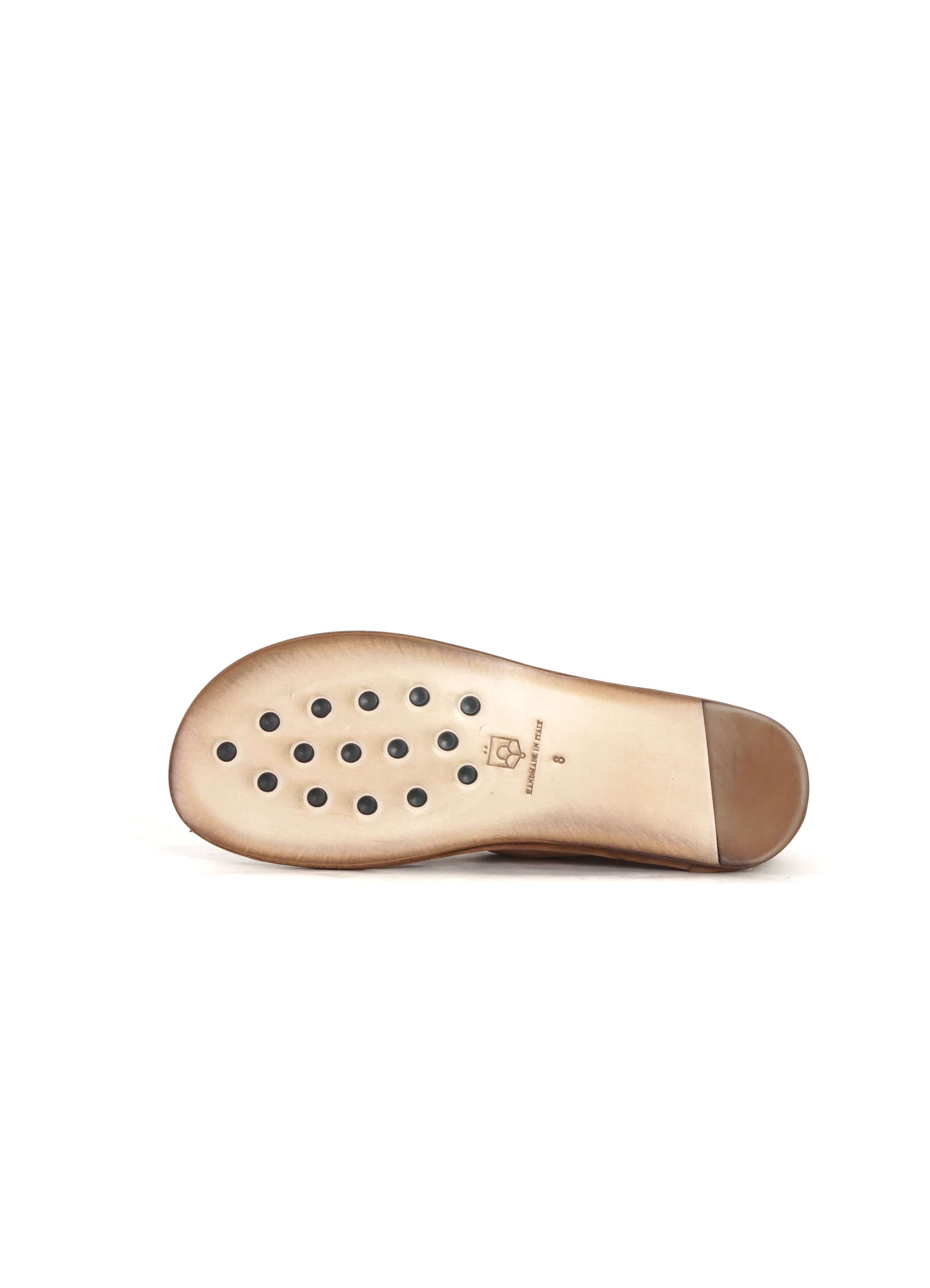 MORBIDONE | Vegetable Tanned Leather Espadrille | Baltic Amber - Image 4