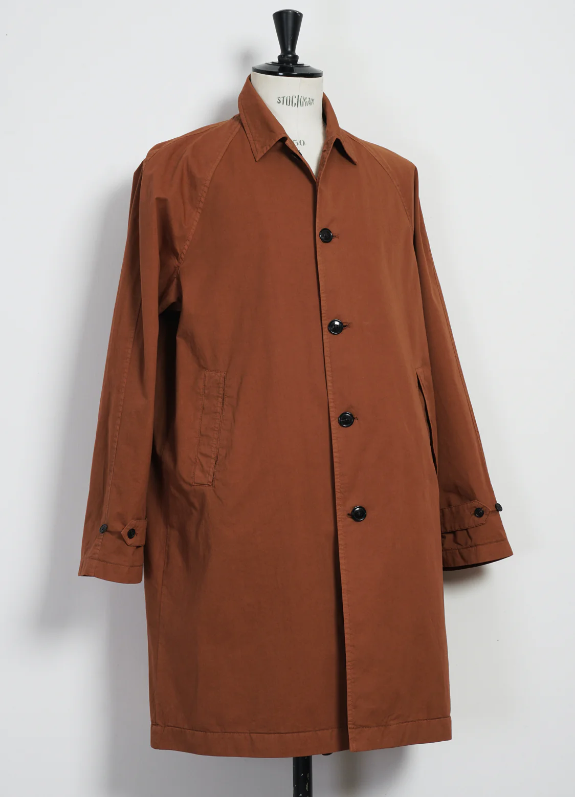 MORITZ | Long Windbreaker Coat | Copper - Image 3