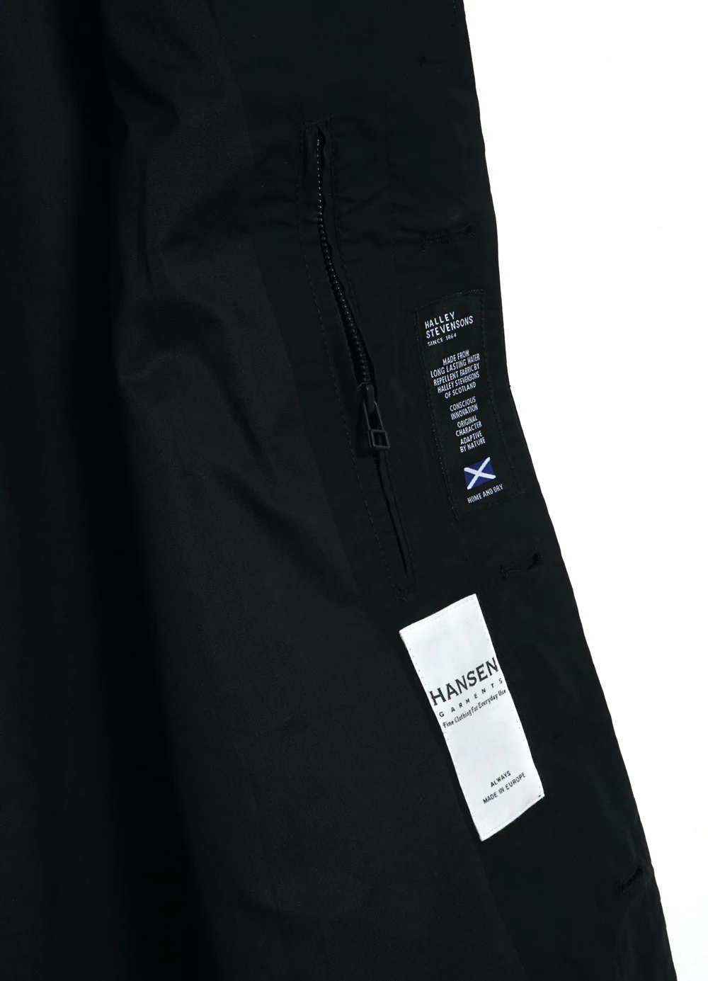 MORTEN 31-72-2 | Long Coat | Waxed Black - Image 4