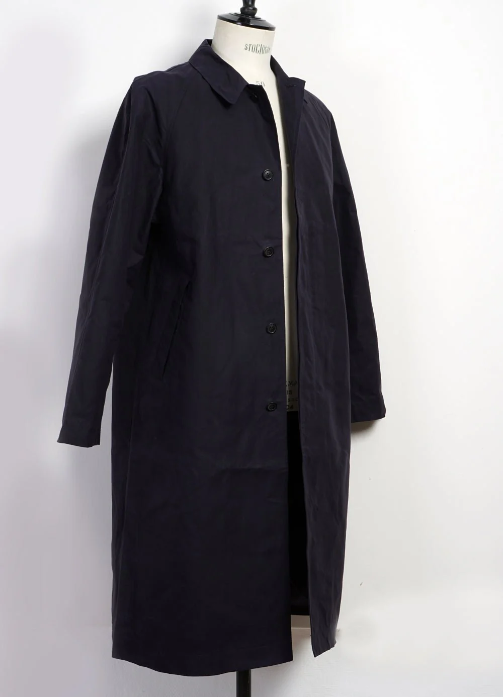 MORTEN | Long Windbreaker Coat | Deep Sea - Image 3