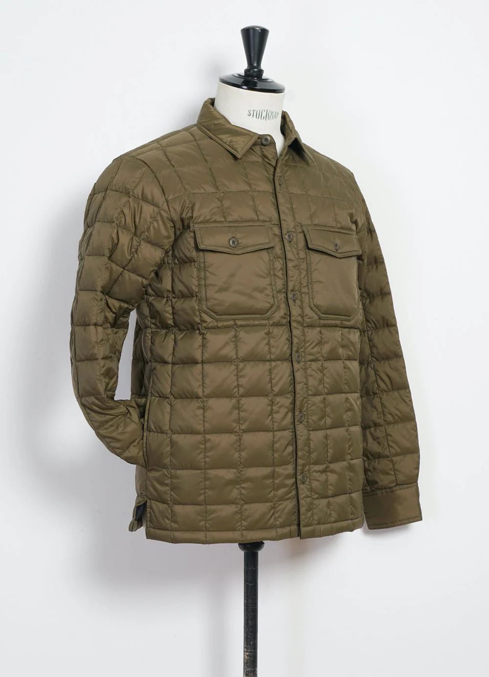 MOUNTAIN SHIRT | Long Sleeve Down Jacket | Olive - Image 2