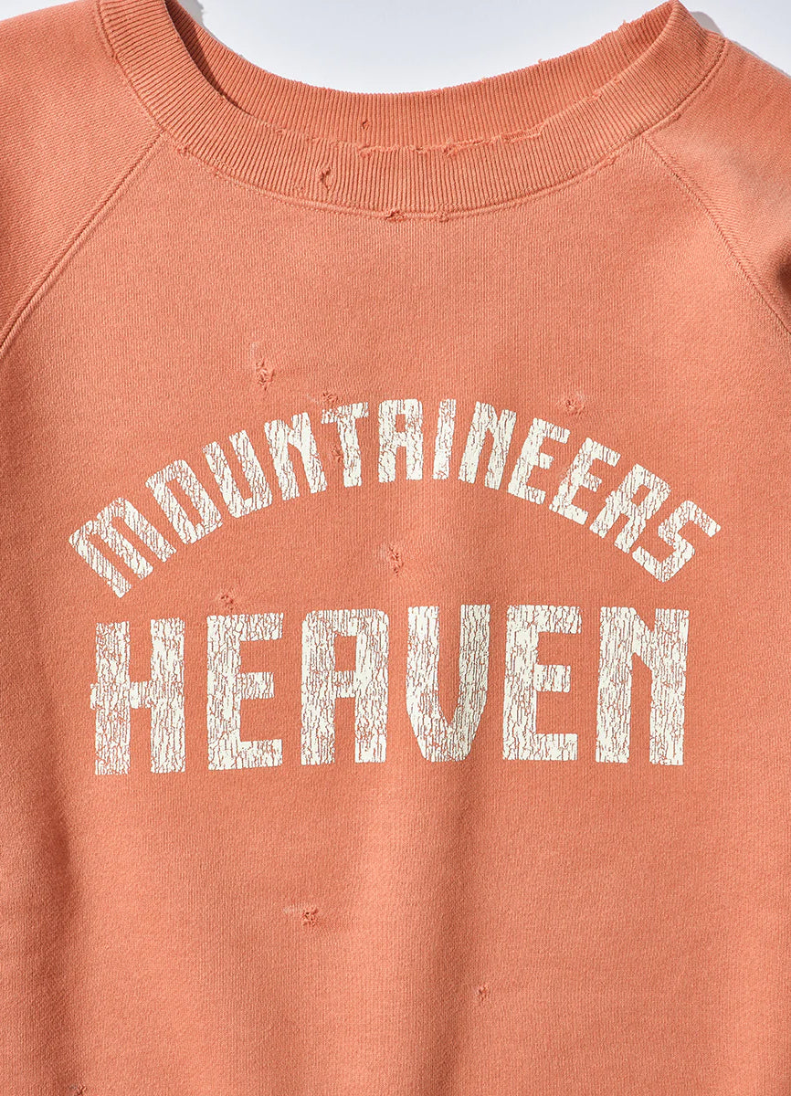 MOUNTAINEERS HEAVEN | Damaged Crewneck Sweatshirt | Carrot - Image 4