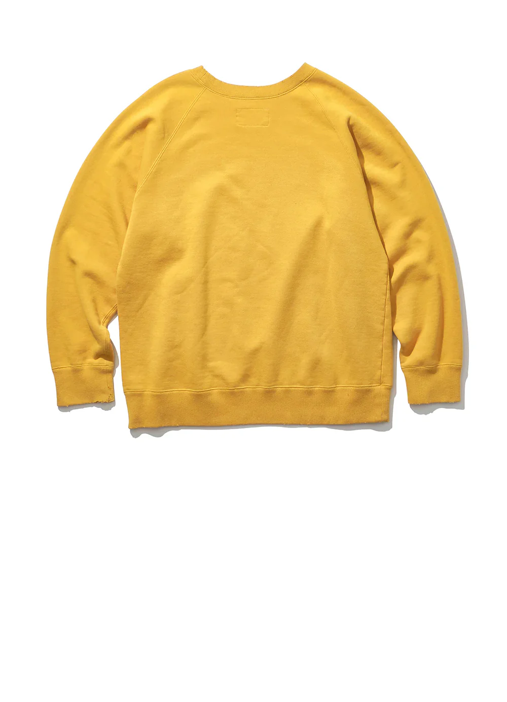 MOUNTAINEERS HEAVEN | Damaged Crewneck Sweatshirt | Yellow - Image 2