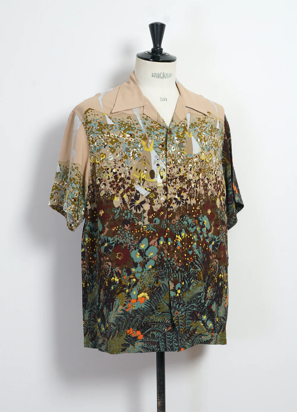 NABAJO LAND | Aloha Rayon Shirt | Light Pink - Image 4