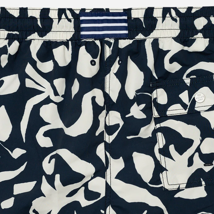 NATELO | Swim Shorts | Navy - Image 4