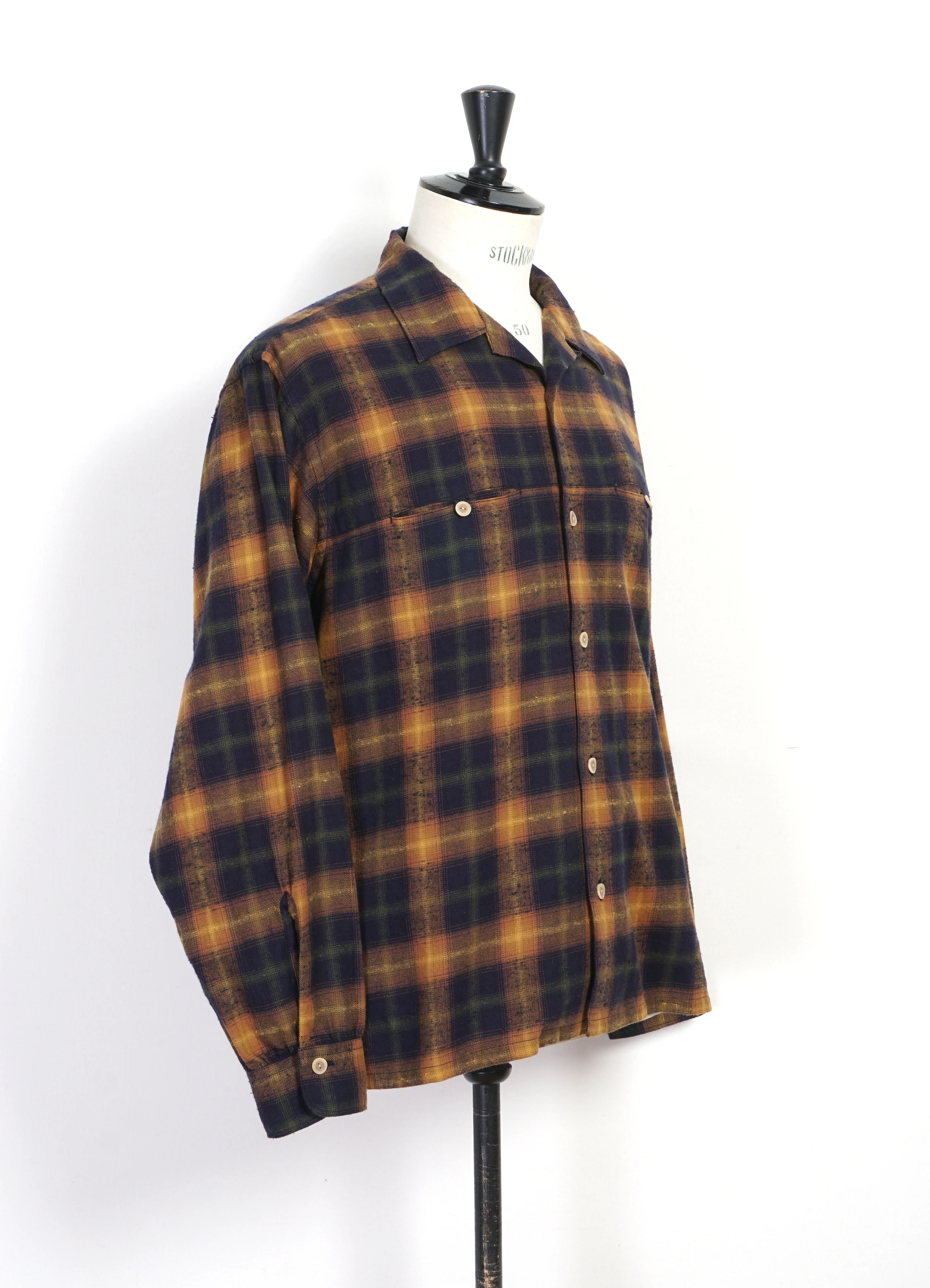 Open-Necked Shirt | Mustard - Image 2