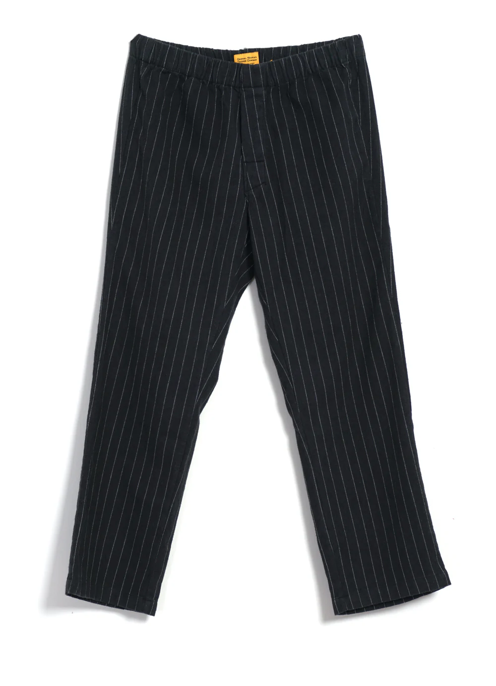 PAJAMA SUIT | Two Ply Oxford Weave | Black Pinstripe - Image 4