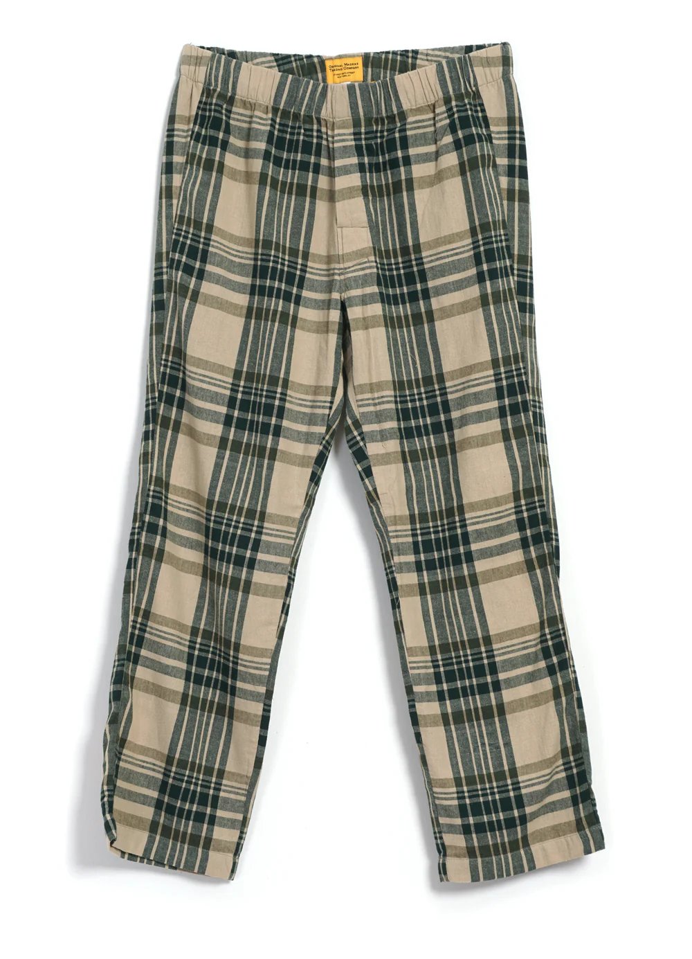 PAJAMA SUIT | Winter Madras Weave | Green Checks - Image 4