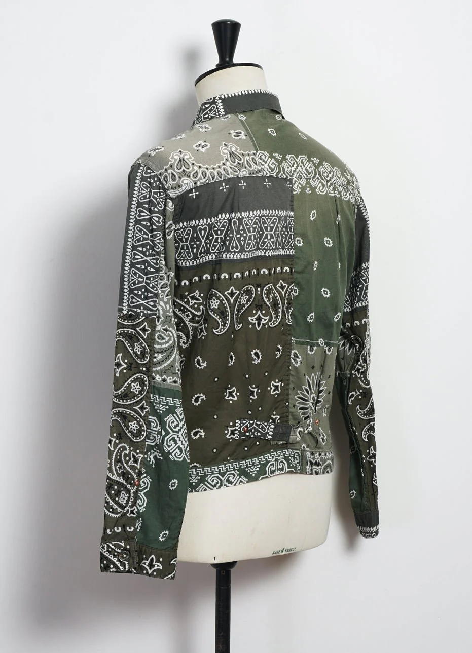PATCHWORK 1st | Bandana Jacket | Khaki - Image 5