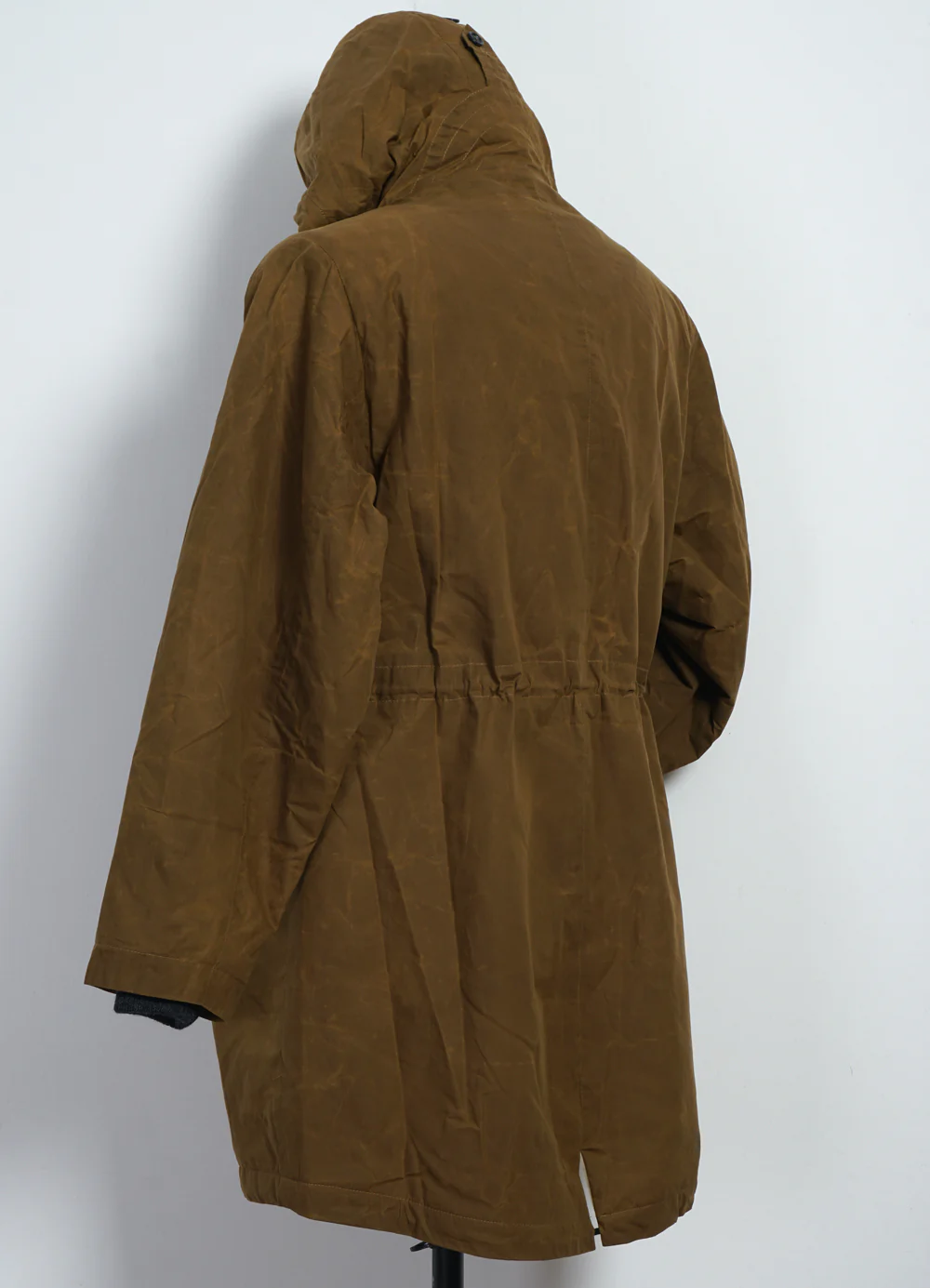 RASMUS 30-68-9 | Waxed Parka With Zipper | Breen - Image 7
