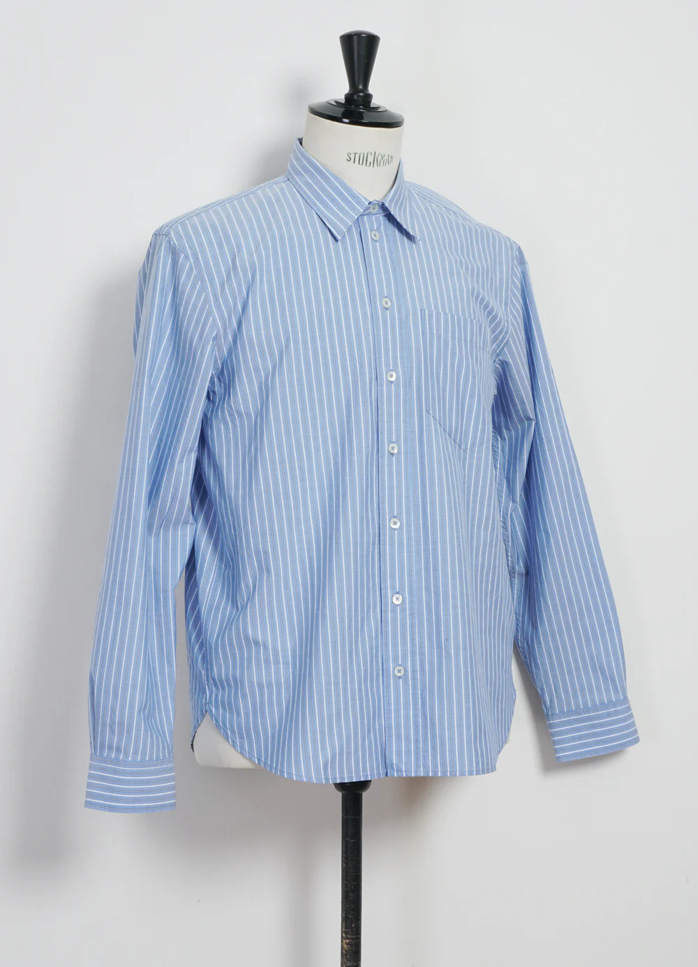 RAYMOND 30-19-3 | Loose Cut Shirt | Blue Stripes - Image 5