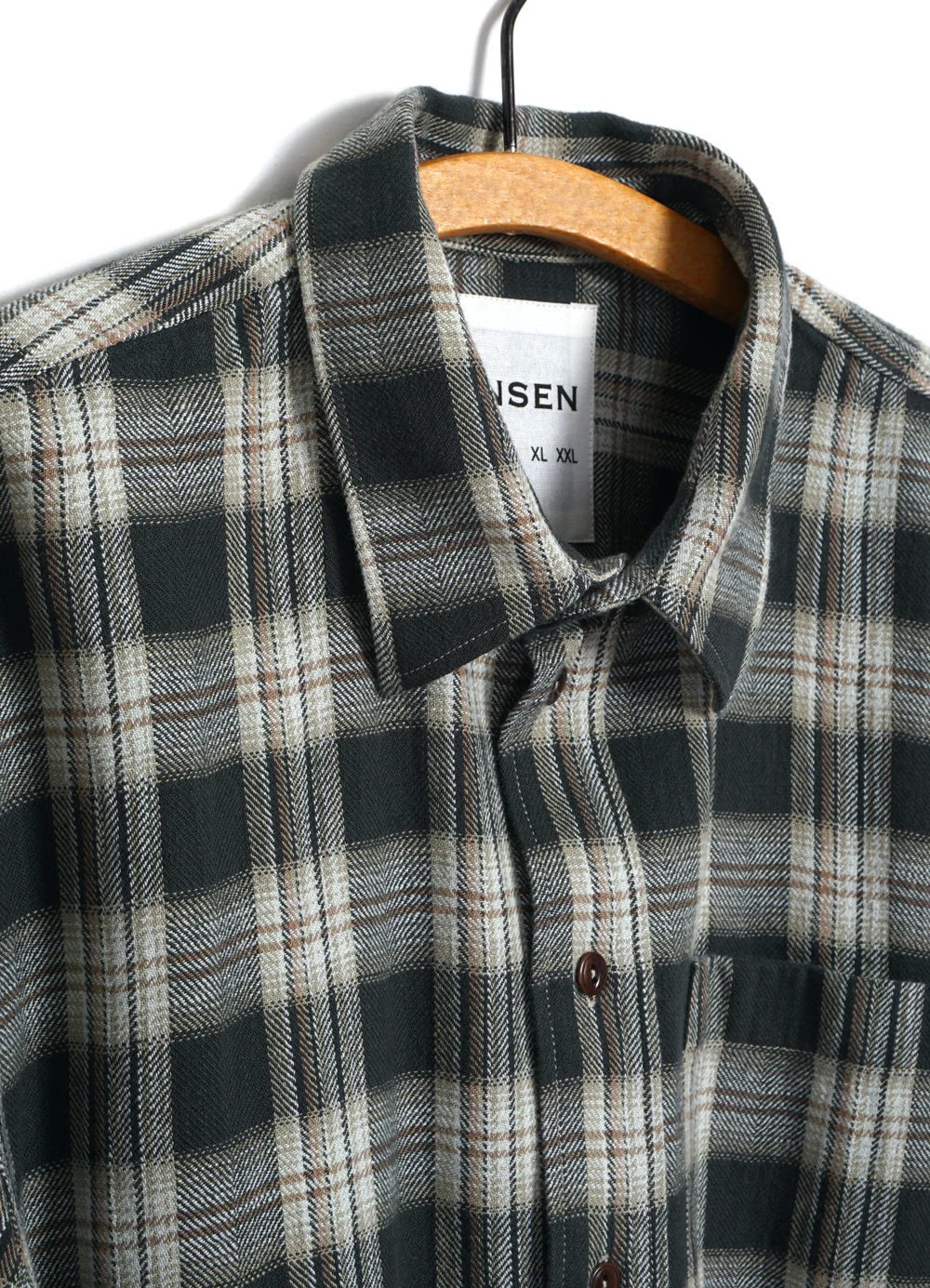 RAYMOND 30-22-2 | Loose Cut Shirt | Black Checks - Image 3