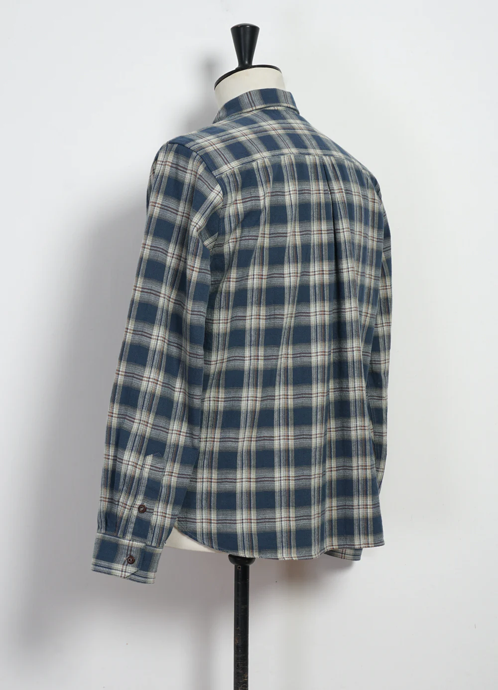 RAYMOND 30-22-3 | Loose Cut Shirt | Blue Checks - Image 6