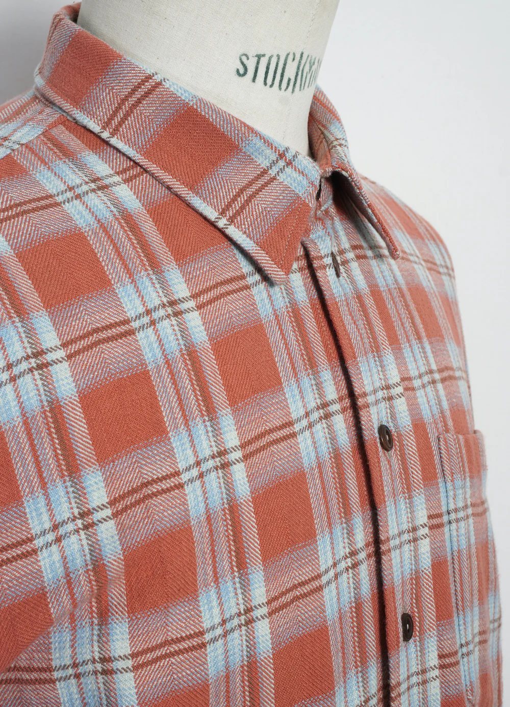 RAYMOND 30-22-8 | Loose Cut Shirt | Red Checks - Image 3