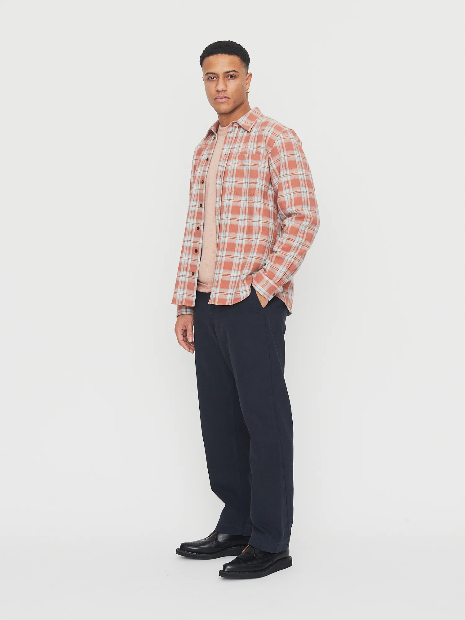 RAYMOND 30-22-8 | Loose Cut Shirt | Red Checks - Image 7