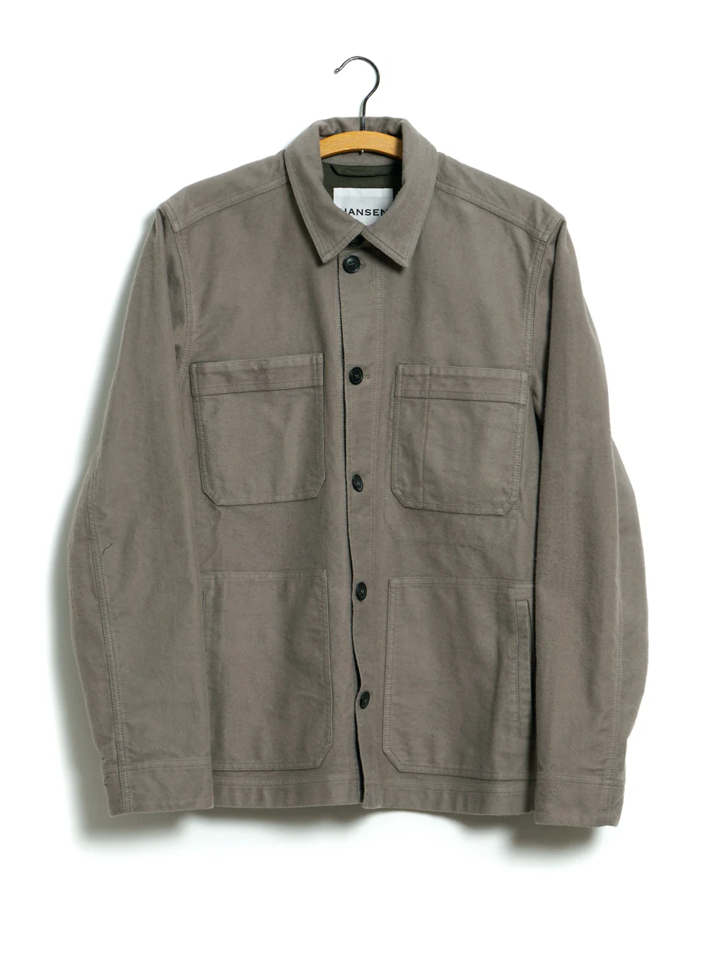RAYMOND 28-15-6 | Relaxed Classic Shirt | Brown Green - Image 6