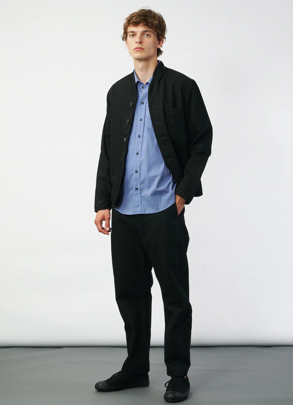 REIDAR 29-47-3 | Loose Fit Short Sleeve Shirt | Blue Bell - Image 2