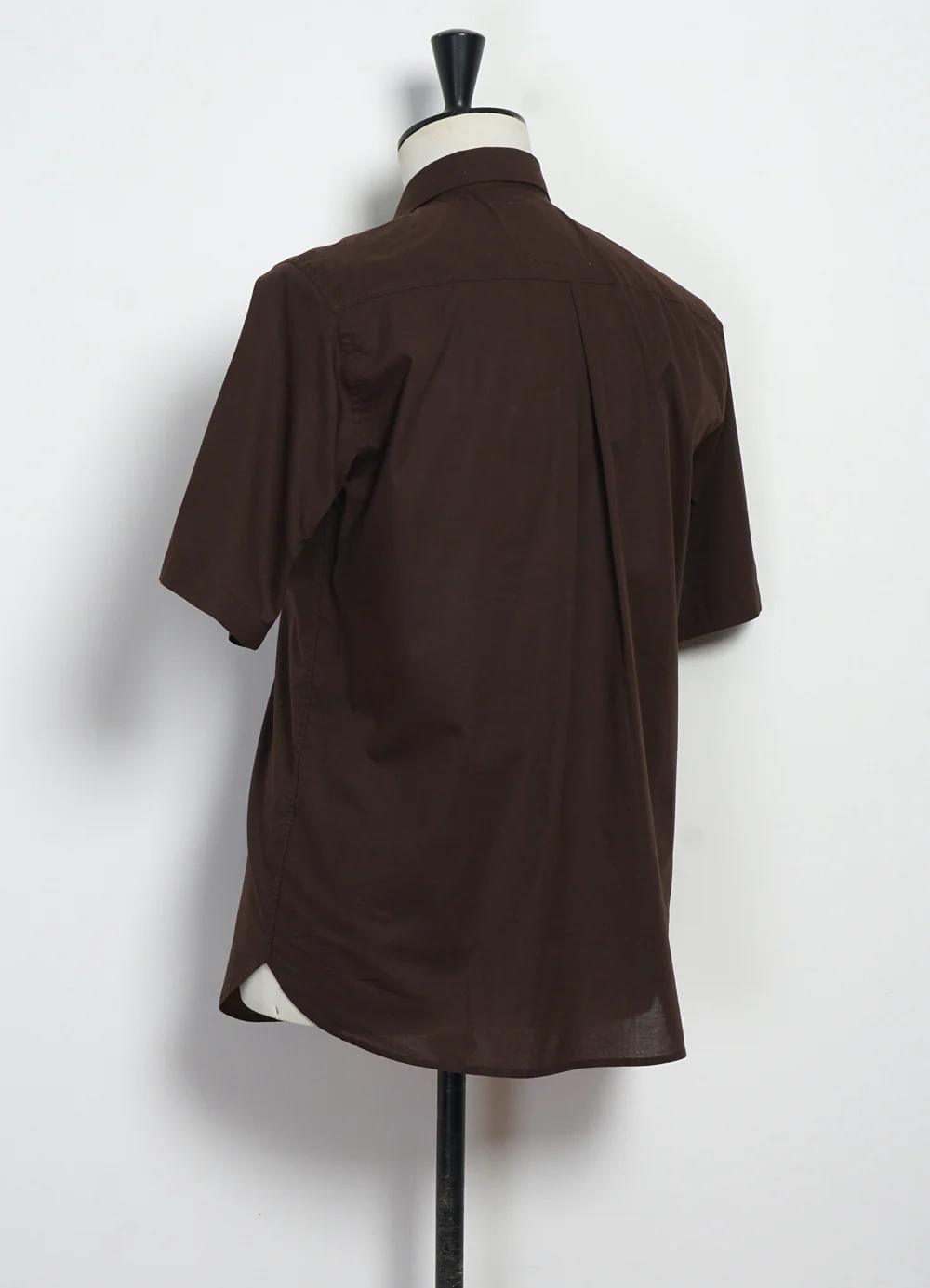 REIDAR 29-47-9 | Loose Fit Short Sleeve Shirt | Chocolate - Image 5