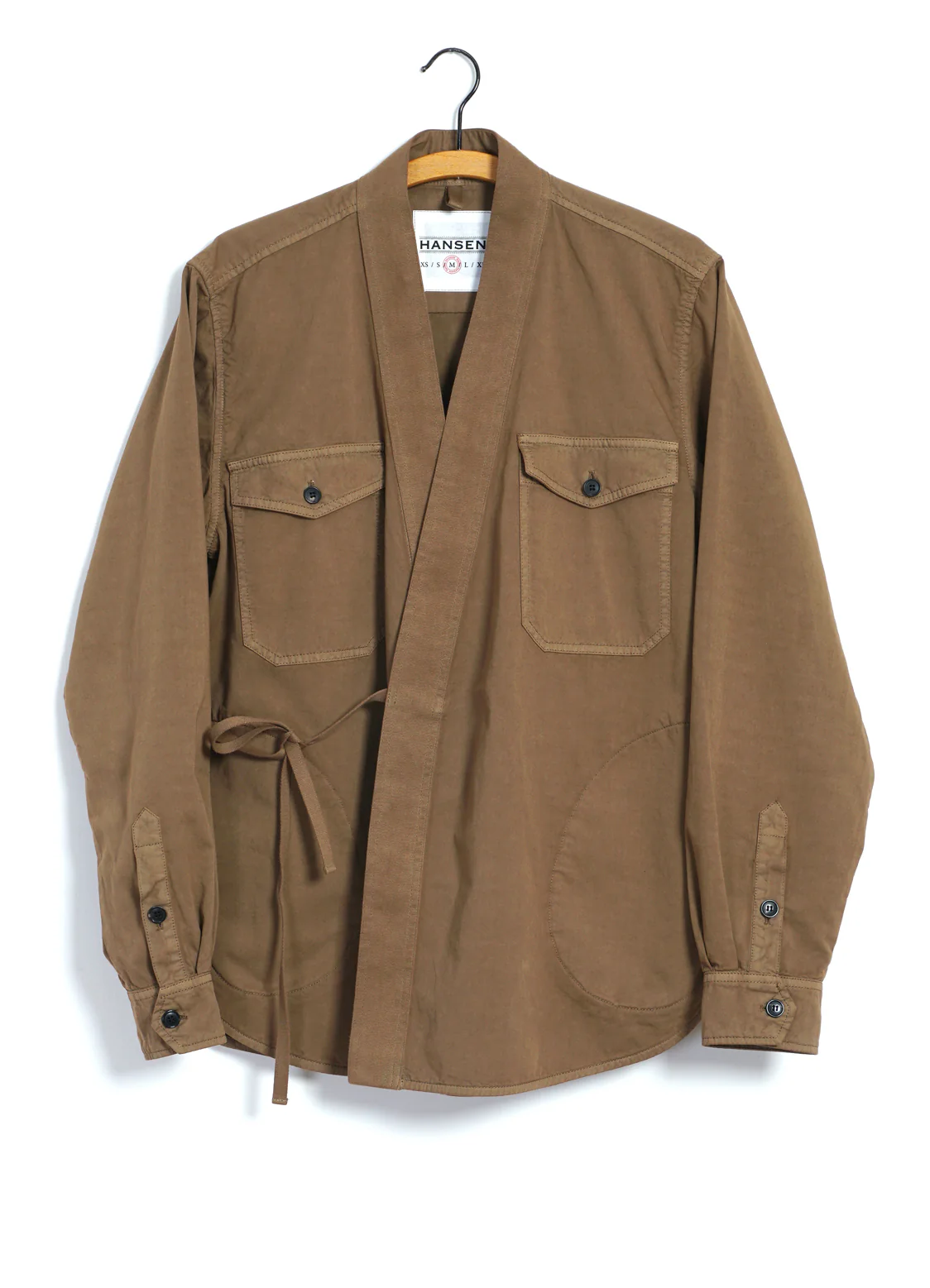 REMY | East & West Shirt Jacket | Camel