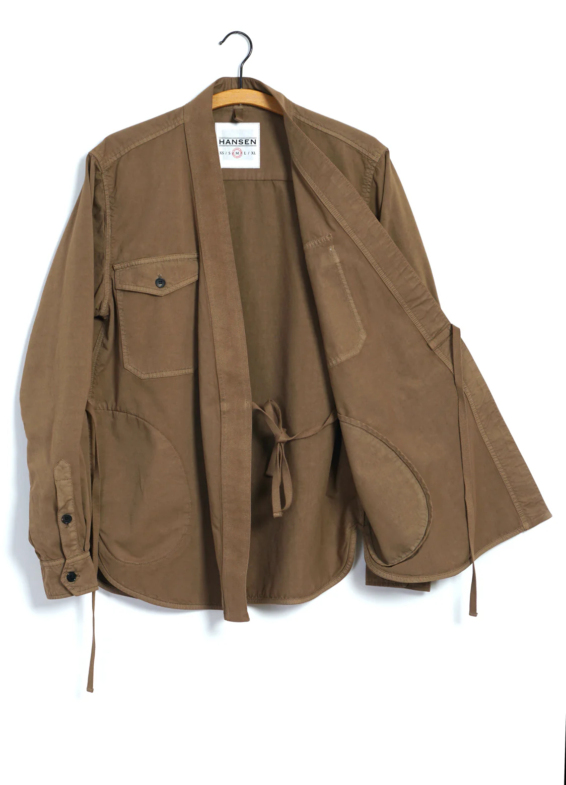 REMY | East & West Shirt Jacket | Camel - Image 3