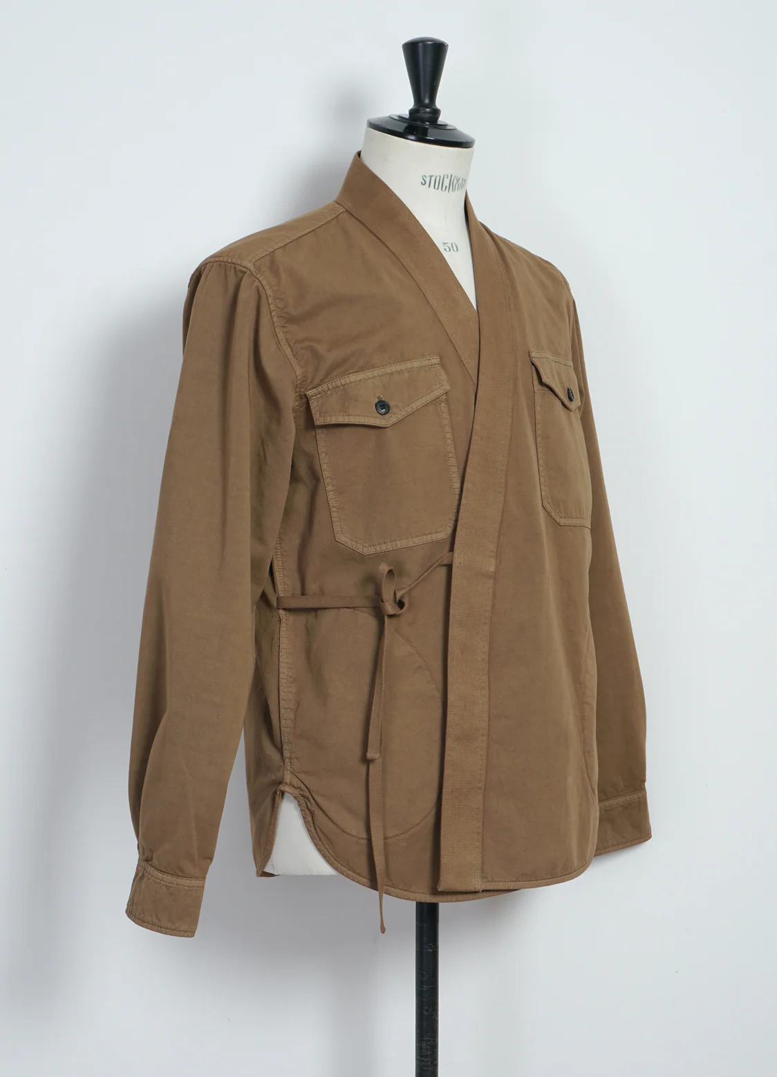 REMY | East & West Shirt Jacket | Camel - Image 4