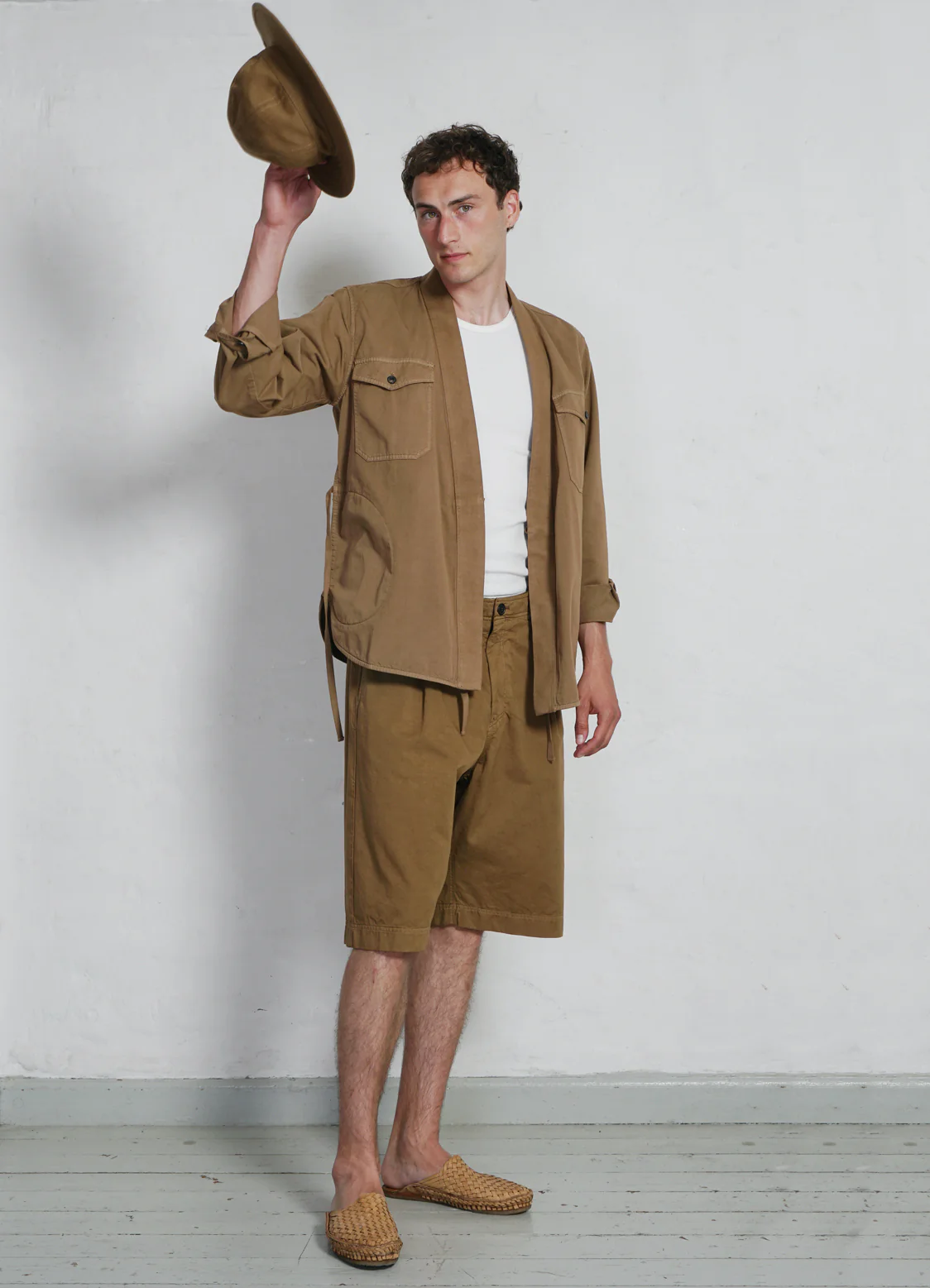 REMY | East & West Shirt Jacket | Camel - Image 6