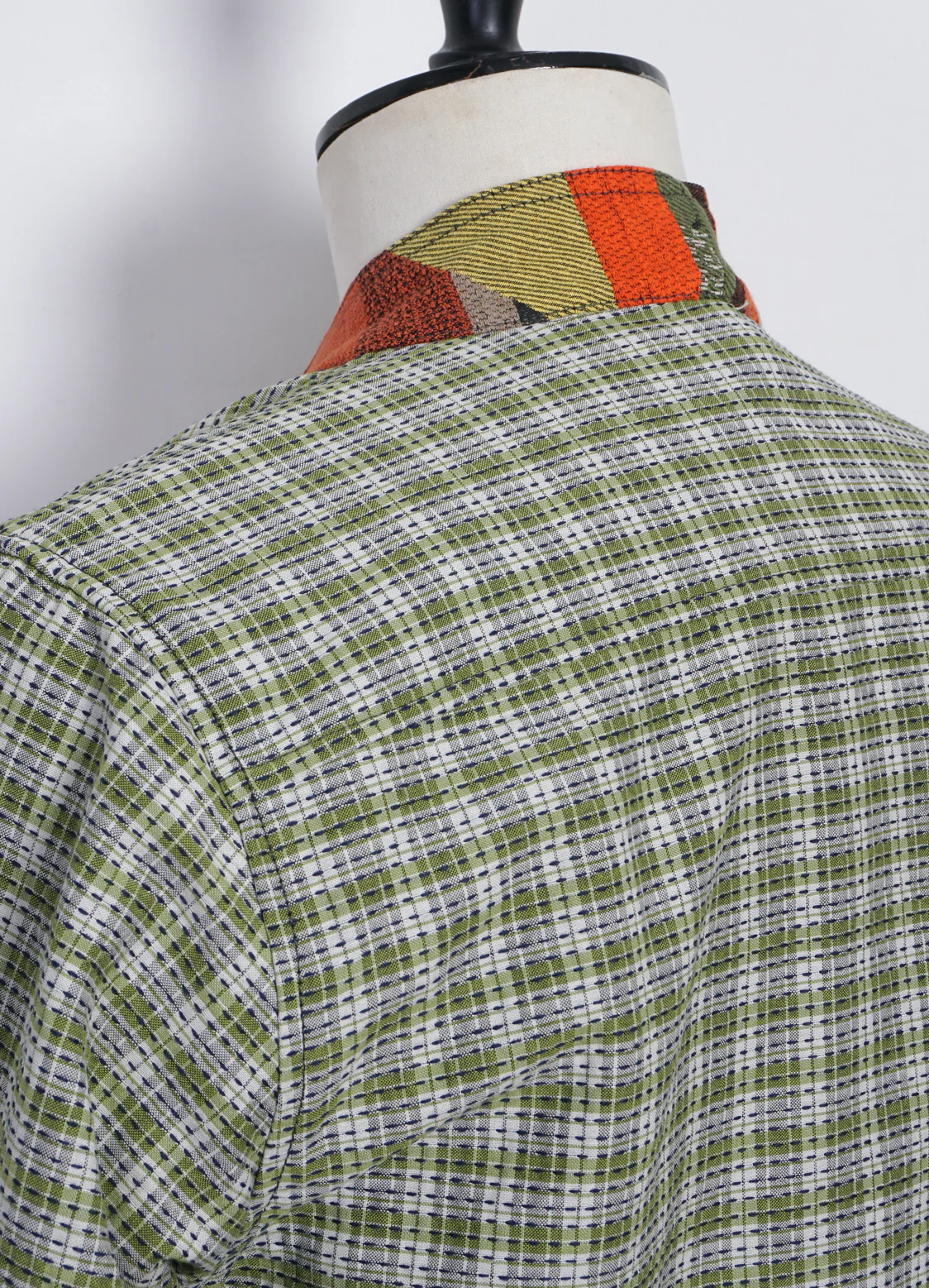 REMY | East & West Shirt Jacket | Sashiko Green+ - Image 6