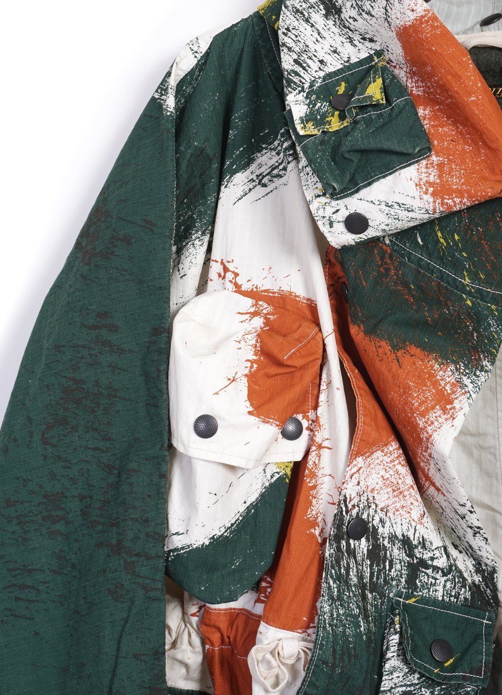RIP STOP BRUSH-CAMO | ALPINE RINGCOAT | White - Image 3