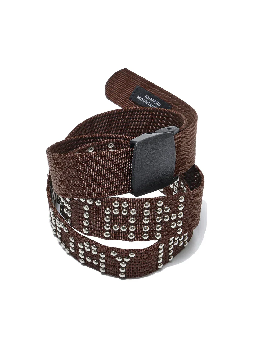 RIVET BELT | Brown